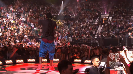 Lil Wayne Performing At The 2012 iHeartRadio Music Festival In Las Vegas