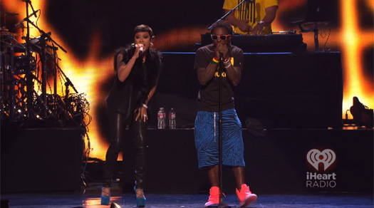 Lil Wayne Performing At The 2012 iHeartRadio Music Festival In Las Vegas