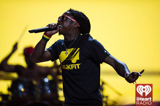 Lil Wayne Performing At The 2012 iHeartRadio Music Festival In Las Vegas