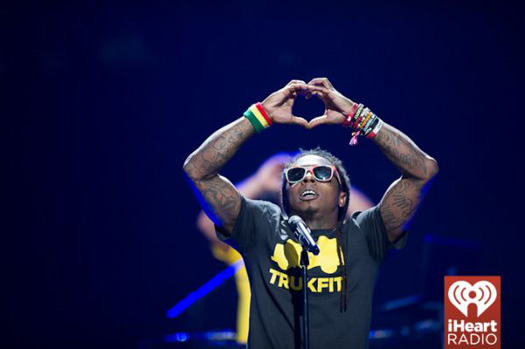 Lil Wayne Performing At The 2012 iHeartRadio Music Festival In Las Vegas