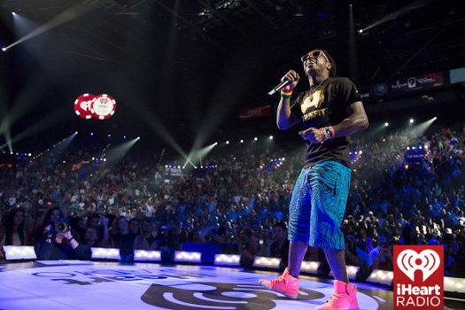 Lil Wayne Performing At The 2012 iHeartRadio Music Festival In Las Vegas