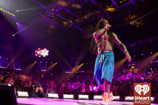 Lil Wayne Performing At The 2012 iHeartRadio Music Festival In Las Vegas