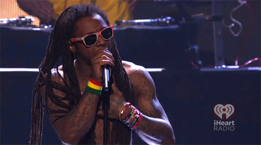 Lil Wayne Performing At The 2012 iHeartRadio Music Festival In Las Vegas