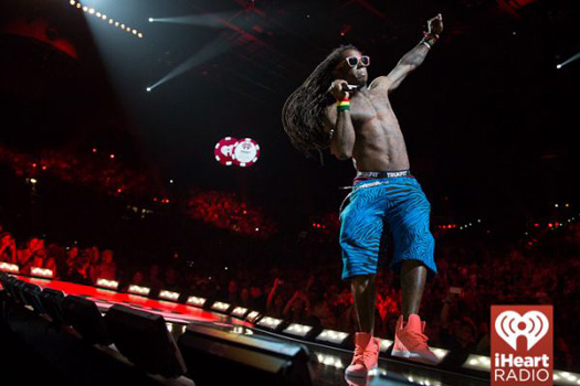 Lil Wayne Performing At The 2012 iHeartRadio Music Festival In Las Vegas