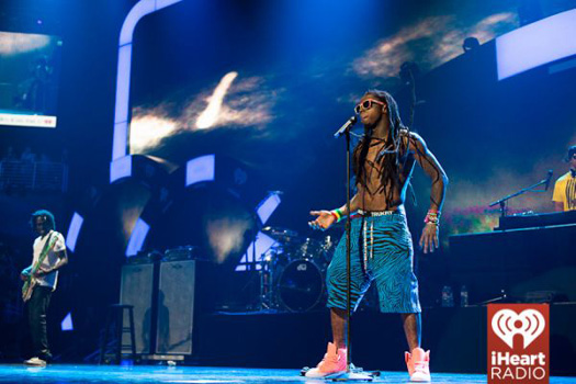 Lil Wayne Performing At The 2012 iHeartRadio Music Festival In Las Vegas