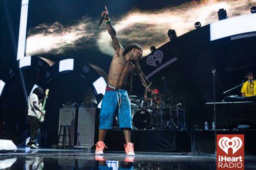 Lil Wayne Performing At The 2012 iHeartRadio Music Festival In Las Vegas