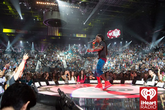 Lil Wayne Performing At The 2012 iHeartRadio Music Festival In Las Vegas