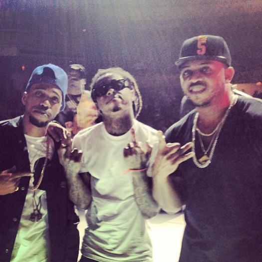 Lil Wayne Attends 2013 BMI R&B Hip-Hop Awards, Reunites With Currensy, Juvenile, Mannie Fresh & More