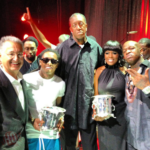 Lil Wayne Attends 2013 BMI R&B Hip-Hop Awards, Reunites With Currensy, Juvenile, Mannie Fresh & More