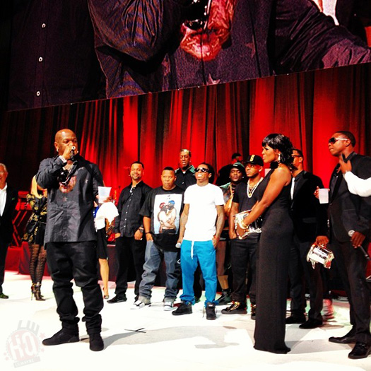 Lil Wayne Attends 2013 BMI R&B Hip-Hop Awards, Reunites With Currensy, Juvenile, Mannie Fresh & More