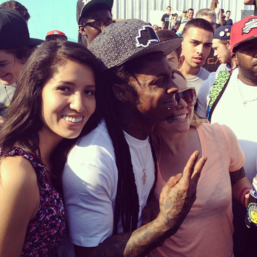 Lil Wayne Attends 2013 Tampa Pro Skating Contest