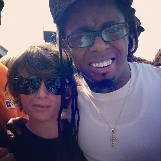 Lil Wayne Attends 2013 Tampa Pro Skating Contest