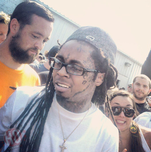 Lil Wayne Attends 2013 Tampa Pro Skating Contest