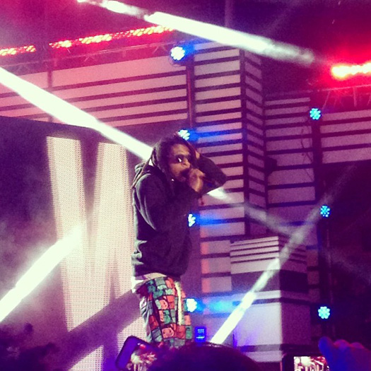 Lil Wayne Performs At The 2014 MTVU Woodie Awards, Accepts Award On Drake Behalf