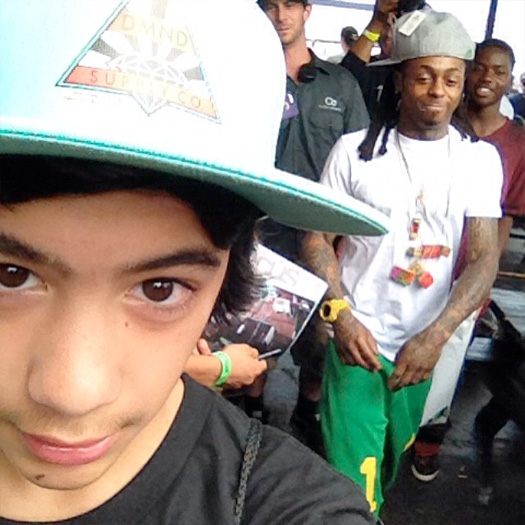 Lil Wayne Attends Day 3 Of The 2014 Tampa Pro Skating Contest