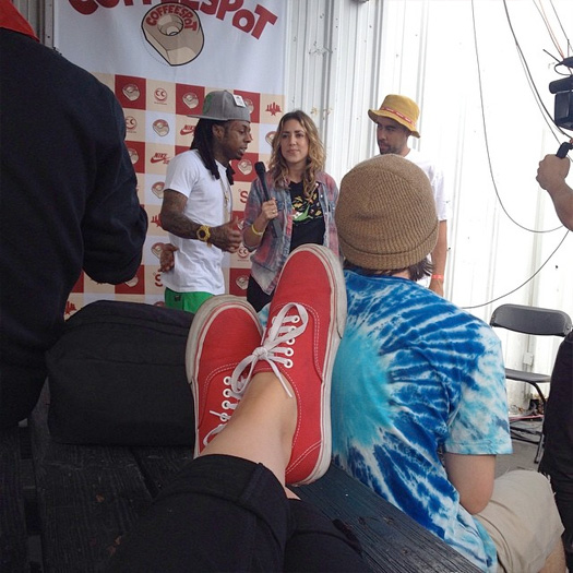 Lil Wayne Attends Day 3 Of The 2014 Tampa Pro Skating Contest