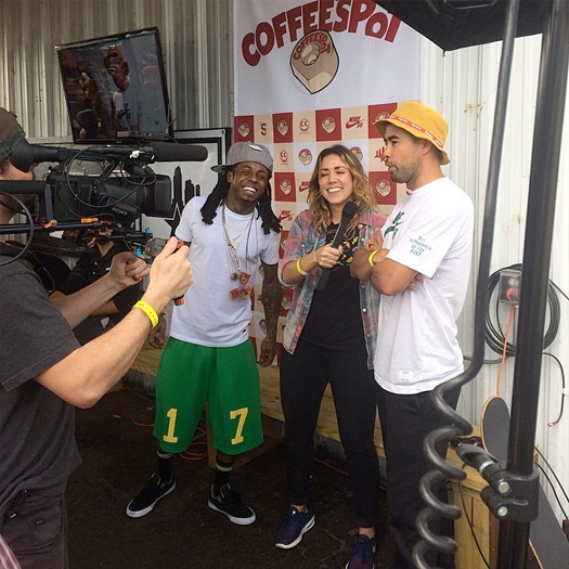 Lil Wayne Attends Day 3 Of The 2014 Tampa Pro Skating Contest