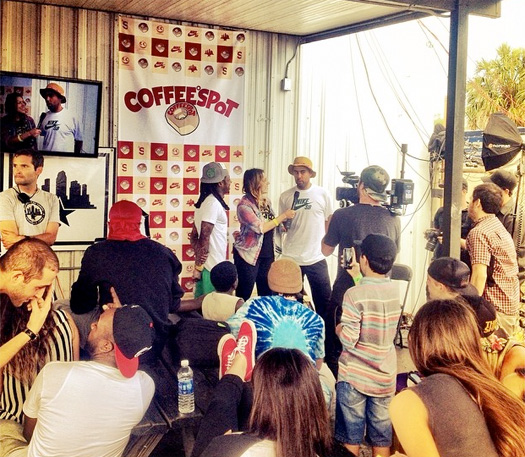 Lil Wayne Attends Day 3 Of The 2014 Tampa Pro Skating Contest