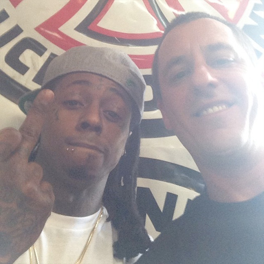 Lil Wayne Attends Day 3 Of The 2014 Tampa Pro Skating Contest