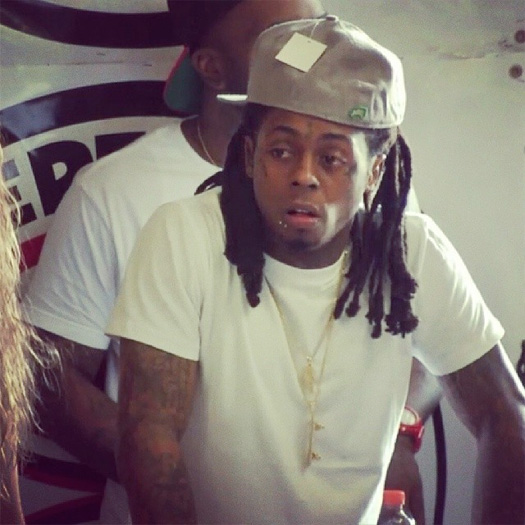 Lil Wayne Attends Day 3 Of The 2014 Tampa Pro Skating Contest