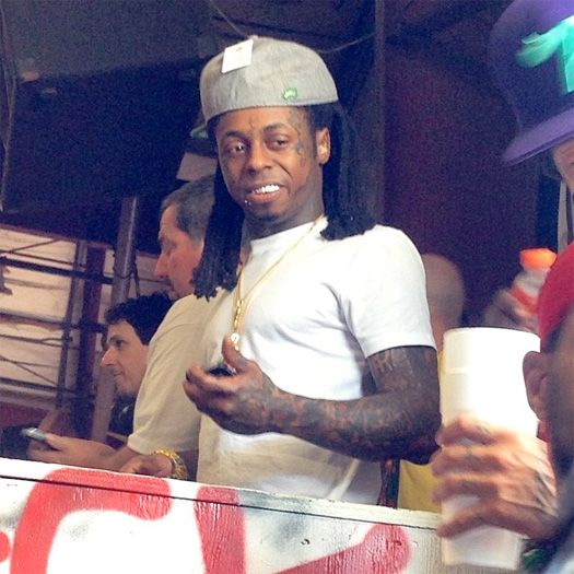 Lil Wayne Attends Day 3 Of The 2014 Tampa Pro Skating Contest