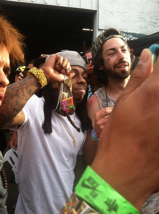 Lil Wayne Attends Day 3 Of The 2014 Tampa Pro Skating Contest