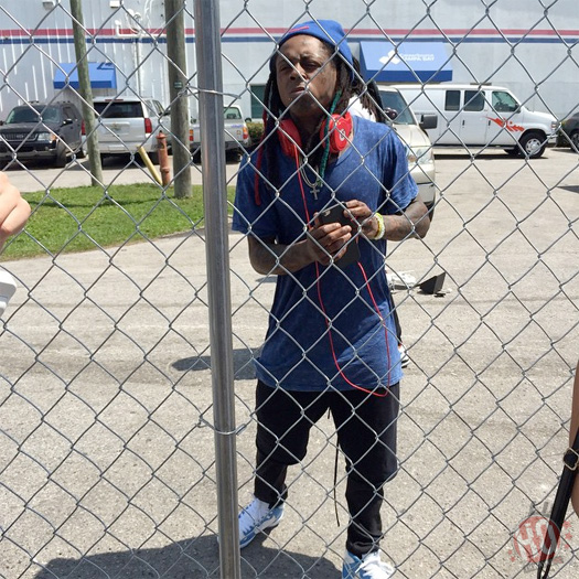 Lil Wayne Attends Final Day Of The 2015 Tampa Pro Skating Competition