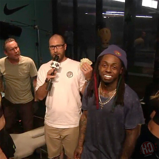 Lil Wayne Attends Final Day Of The 2015 Tampa Pro Skating Competition