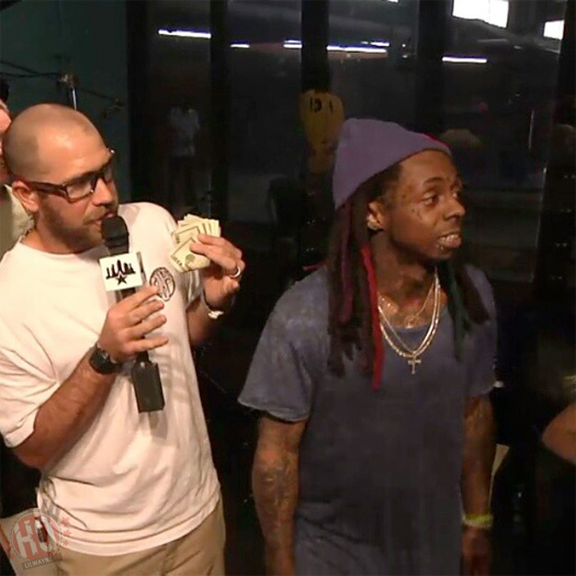 Lil Wayne Attends Final Day Of The 2015 Tampa Pro Skating Competition