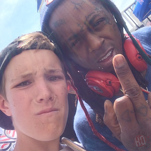 Lil Wayne Attends Final Day Of The 2015 Tampa Pro Skating Competition