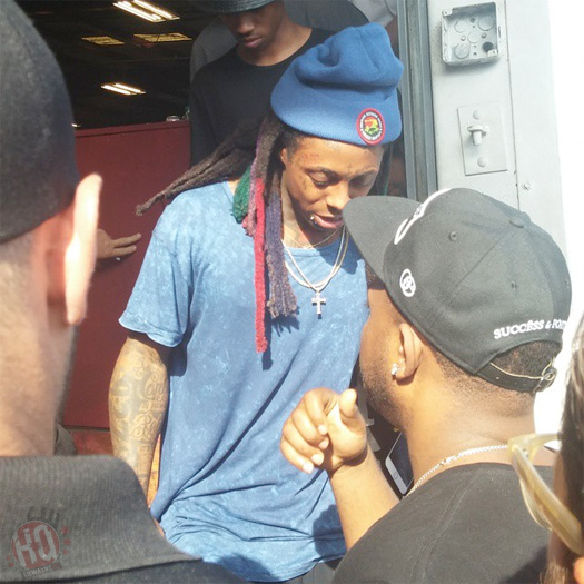 Lil Wayne Attends Final Day Of The 2015 Tampa Pro Skating Competition