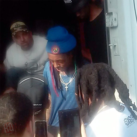 Lil Wayne Attends Final Day Of The 2015 Tampa Pro Skating Competition