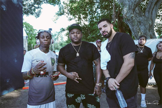 Lil Wayne Attends Fam Jam's Celebrity Soccer Game Hosted By Drake & Draymond Green In Miami