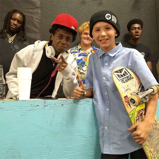 Lil Wayne Attends 22nd Annual Tampa Am Skating Contest To Watch The Qualifiers