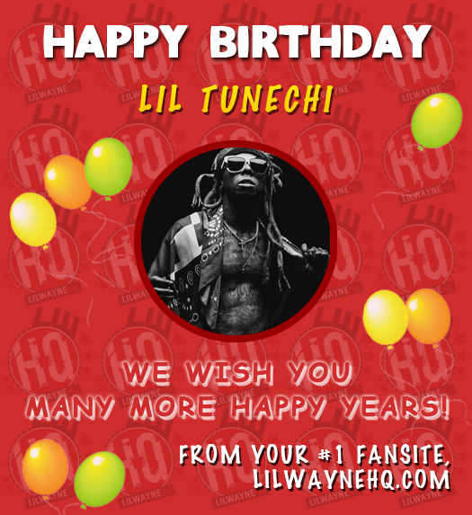 Happy 36th Birthday Lil Wayne