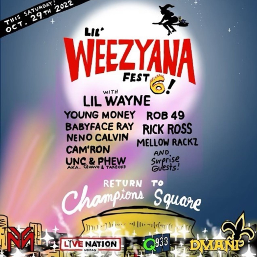 Lil Wayne Announces 6th Annual Lil Weezyana Fest In New Orleans, Reveals Lineup