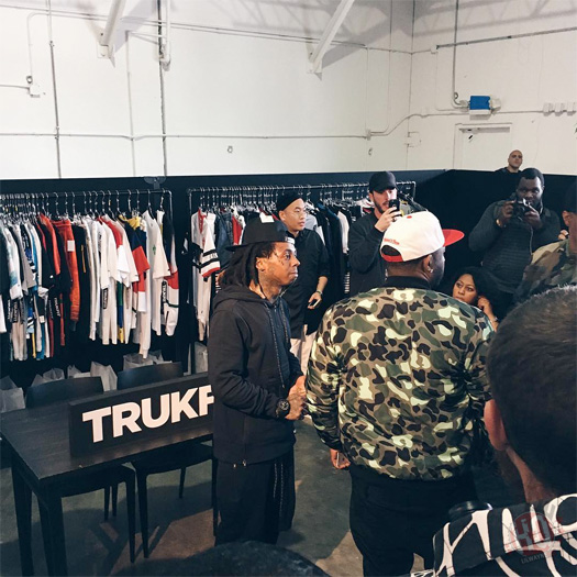 Lil Wayne Attends Agenda Trade Show In Miami To Promote TRUKFIT