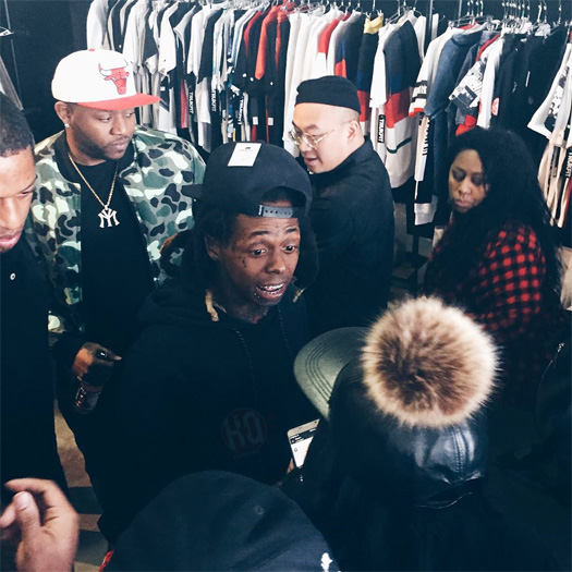 Lil Wayne Attends Agenda Trade Show In Miami To Promote TRUKFIT