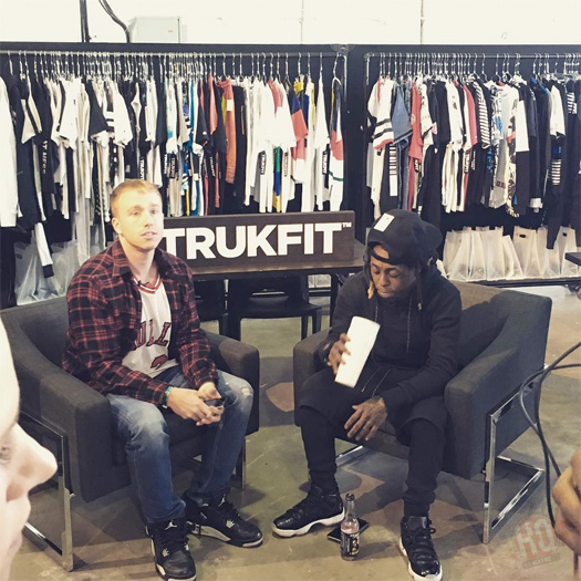 Lil Wayne Attends Agenda Trade Show In Miami To Promote TRUKFIT
