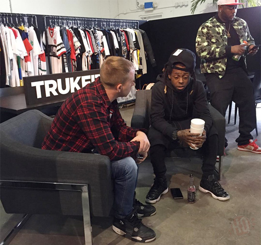 Lil Wayne Attends Agenda Trade Show In Miami To Promote TRUKFIT