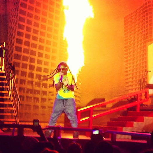 Lil Wayne Performs Live In Atlanta On Americas Most Wanted Tour