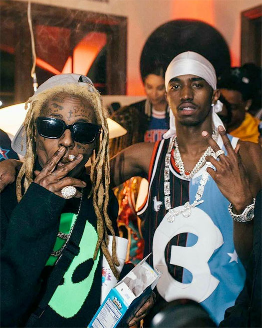 Lil Wayne Attends Diddy Son King Combs 23rd Birthday Party In Los Angeles