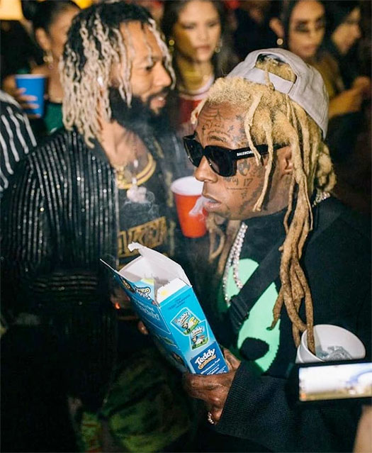 Lil Wayne Attends Diddy Son King Combs 23rd Birthday Party In Los Angeles