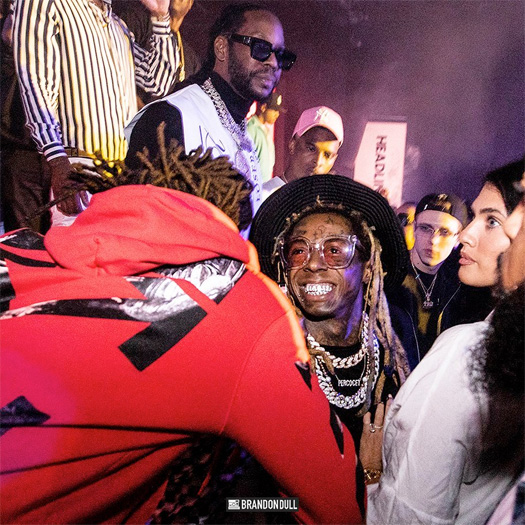 Lil Wayne Attended Diddy Super Bowl Party With LaTecia Thomas & 2 Chainz