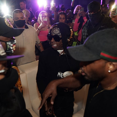 Lil Wayne Attends DJ Stevie J Birthday Bash At The Urban In Miami