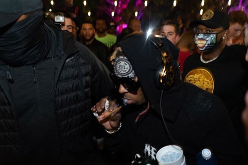 Lil Wayne Attends DJ Stevie J Birthday Bash At The Urban In Miami