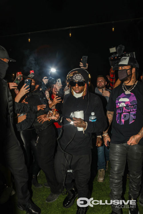 Lil Wayne Attends DJ Stevie J Birthday Bash At The Urban In Miami