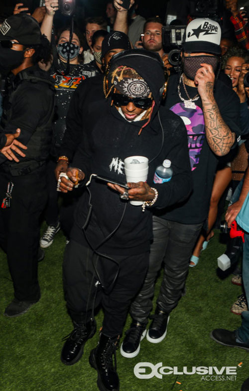 Lil Wayne Attends DJ Stevie J Birthday Bash At The Urban In Miami