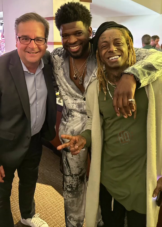 Lil Wayne Attends Game 4 Of The 2023 Stanley Cup Final