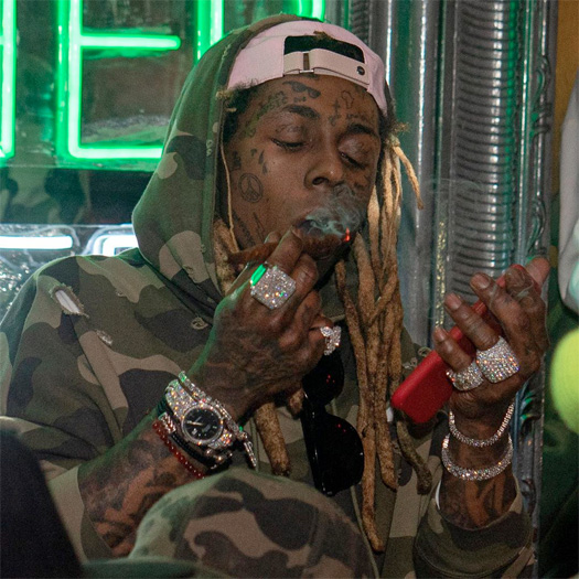 Lil Wayne Attends Gudda Gudda Birthday Party At Exchange Miami Nightclub